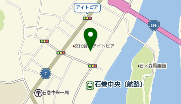 [EV]石巻市 かわまち立体駐車場 (1階)の地図画像