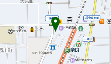 [EV]日本パーキング(株) 奈良市営JR奈良駅駐車場の地図画像