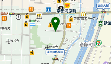 [EV](株)ビオスタイル GOOD NATURE HOTEL KYOTO (P1 3階)の地図画像
