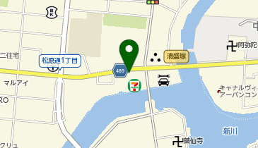 [EV]セブンイレブン神戸芦原通1丁目店の地図画像