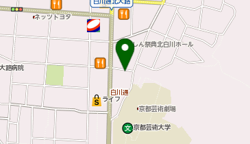 [EV]八光エルアール(株) ジャガー・ランドローバー京都の地図画像