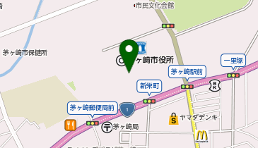 [EV]茅ヶ崎市 茅ヶ崎第2駐車場 (市役所駐車場)の地図画像