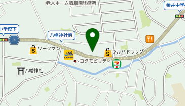 [EV]ツルハドラッグ 町田金井店の地図画像