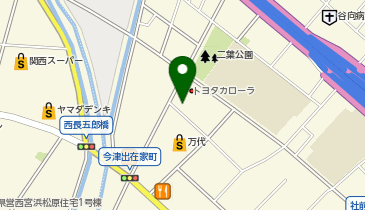 [EV]トヨタカローラ神戸(株) 西宮酒蔵通り店の地図画像
