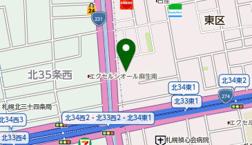 [EV](株)国際興業札幌 ポルシェセンター札幌の地図画像