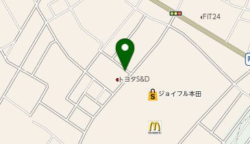 [EV]トヨタS&D西東京(株) 瑞穂店の地図画像