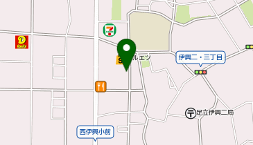 [EV]マルエツ伊興店の地図画像