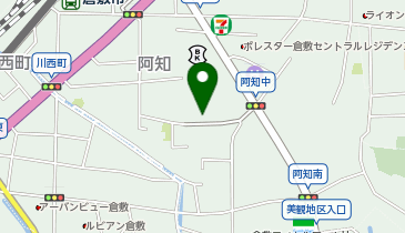 [EV]倉敷市 市営あちてらす倉敷駐車場 (5階)の地図画像