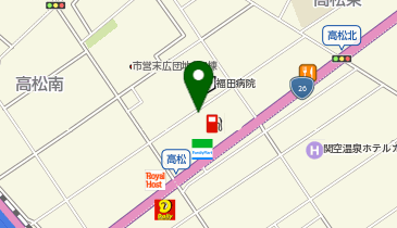 [EV]明治石油(株) ENEOS 第二阪和関空高松SSの地図画像