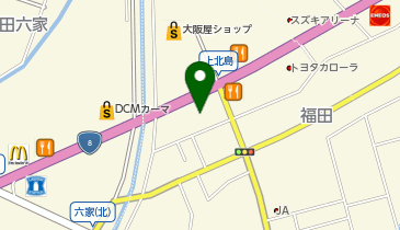 [EV](株)日産サティオ富山 高岡インター店の地図画像