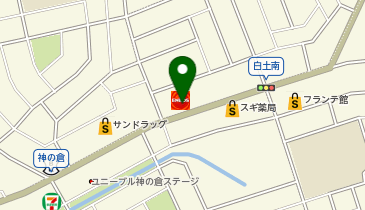 [EV](株)ENEOSモビリニア中部支店 ENEOS Dr.Drive セルフ神の倉店の地図画像