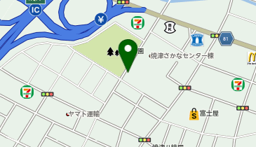 [EV]テスラモーターズジャパン 焼津さかなセンター (焼津SC)の地図画像