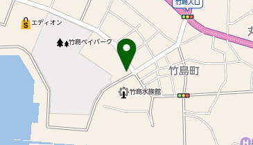 [EV]蒲郡市 竹島水族館 駐車場の地図画像