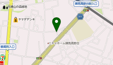 [EV]ツルハドラッグ 練馬南田中店の地図画像