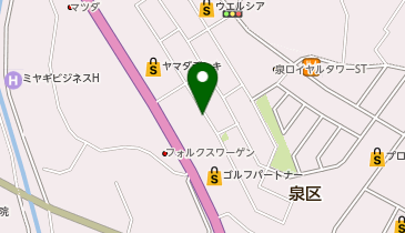 [EV](株)トライ・エー Audi仙台北の地図画像