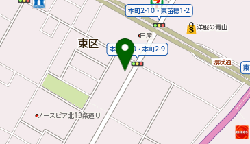 [EV]札幌トヨタ自動車(株) レクサス東苗穂の地図画像