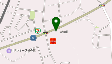 [EV](株)バックス・アドバンス Audi柏の葉の地図画像