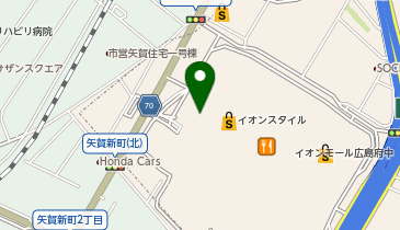 [EV]イオンモール広島府中 (立体P 4階西2-3)の地図画像