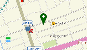 [EV]アレーゼ新潟(株) フィアット/アバルト新潟の地図画像