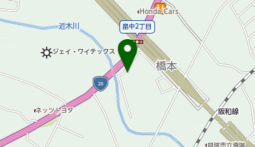 [EV]エルベオート(株) Elbe BMW 貝塚店の地図画像