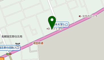 [EV]千葉トヨペット(株) UVIS習志野の地図画像