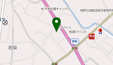 [EV]千葉トヨペット(株) 北柏店の地図画像