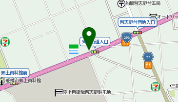 [EV](株)ファミリー フィアット/アバルト習志野の地図画像