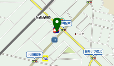 [EV]コスモ石油販売(株) コスモ石油 セルフピュア安城小川の地図画像