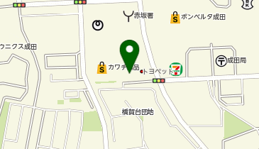 [EV]千葉トヨペット(株) 成田ニュータウン店の地図画像