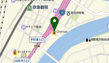 [EV](株)Olympic オリンピック鶴見中央店 (立体P 3階)の地図画像
