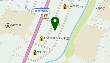[EV](株)Olympic オリンピックおりーぶ新座店 (食品館屋上P 北東角)の地図画像