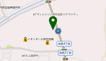 [EV]テスラモーターズジャパン イオンモール伊丹昆陽 (平面P B区画・伊丹昆陽SC)の地図画像