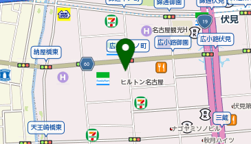 [EV]ポルシェジャパン(株) ヒルトン名古屋 (地下P 3階)の地図画像