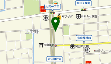 [EV](株)ビブロス bevros womens 岡山店の地図画像