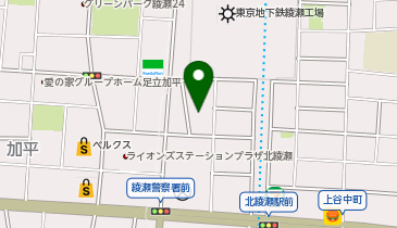 [EV]大和ハウスパーキング(株) Dパーキング足立区谷中4丁目第2の地図画像
