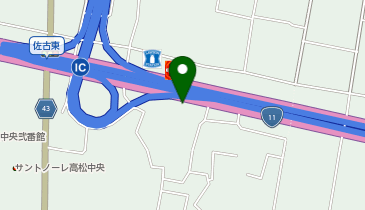 [EV]TODA(株) ポルシェセンター高松の地図画像