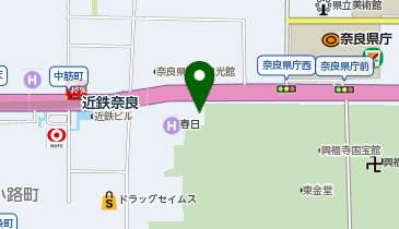 [EV]登大路ホテル奈良の地図画像