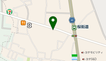 [EV]サンドラッグ東大和桜が丘店の地図画像