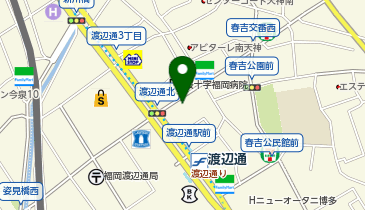 [EV]福岡トヨタ自動車(株) レクサス福岡中央の地図画像