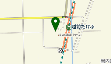 [EV]越前市 道の駅 越前たけふの地図画像