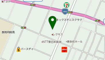 [EV]新潟トヨタ自動車(株) レクサス長岡の地図画像