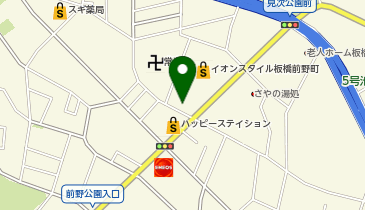 [EV]テスラモーターズジャパン イオンスタイル板橋前野町 (平面P・板橋前野SC)の地図画像