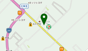 [EV]セブンイレブン富里インター店の地図画像
