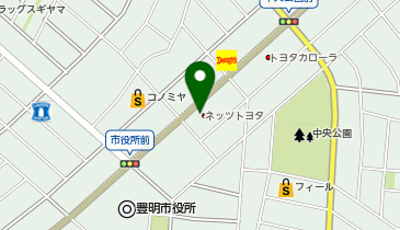 [EV]ネッツトヨタ中部(株) プラザ豊明の地図画像