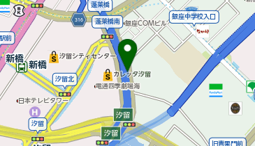[EV]首都高速道路サービス(株) 汐留駐車場 (地下2階)の地図画像