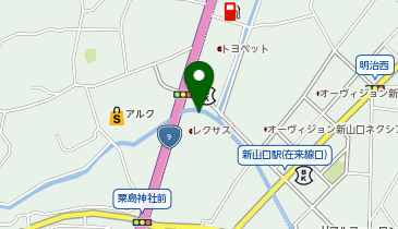 [EV]山口トヨタ自動車(株) レクサス山口の地図画像