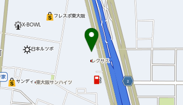 [EV]大阪トヨペット(株) レクサス東大阪の地図画像