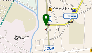 [EV]ウエインズトヨタ神奈川(株) 北加瀬店 (横浜トヨペット)の地図画像