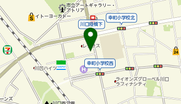 [EV]埼玉トヨタ自動車(株) レクサス川口の地図画像