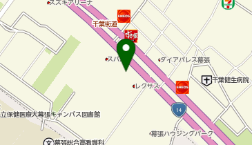 [EV]千葉トヨタ自動車(株) レクサス幕張の地図画像